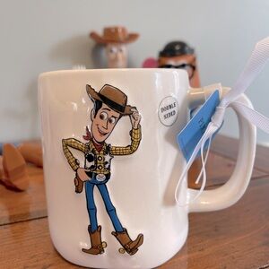 Rae Dunn Disney Toy Story Woody Howdy Mug EUC